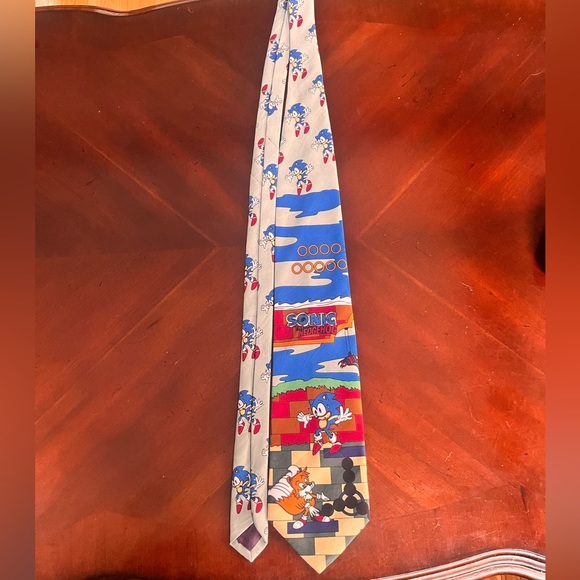 Sonic The Hedgehog - Men’s Tie - Vintage 1994 Official Sega Merchandise - Rare - Picture 7 of 10